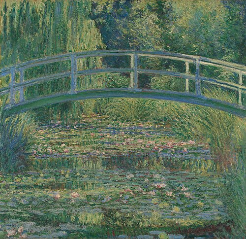 런던 내셔널 갤러리에 소장된 클로드 모네의 《수련 연못(The Water-Lily Pond)》