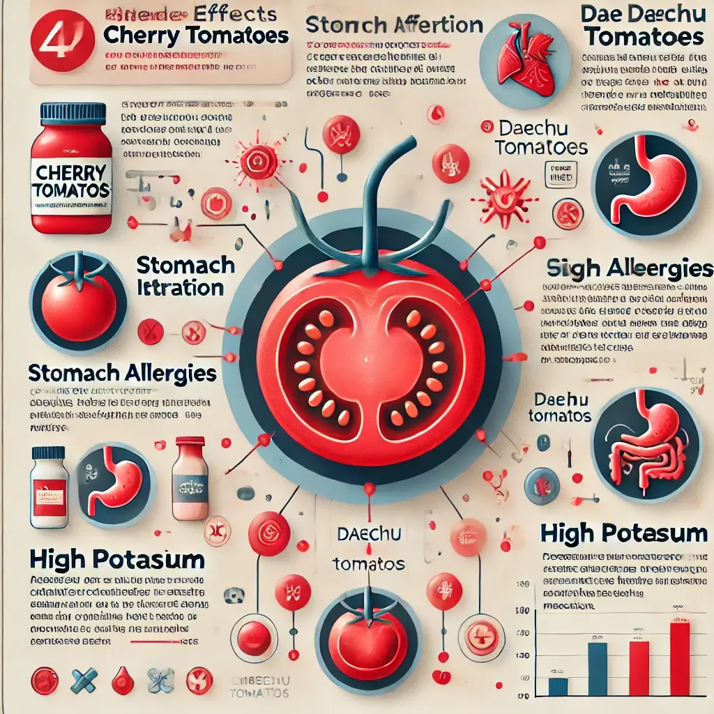 대추 방울토마토의 주의해야 할 부작용