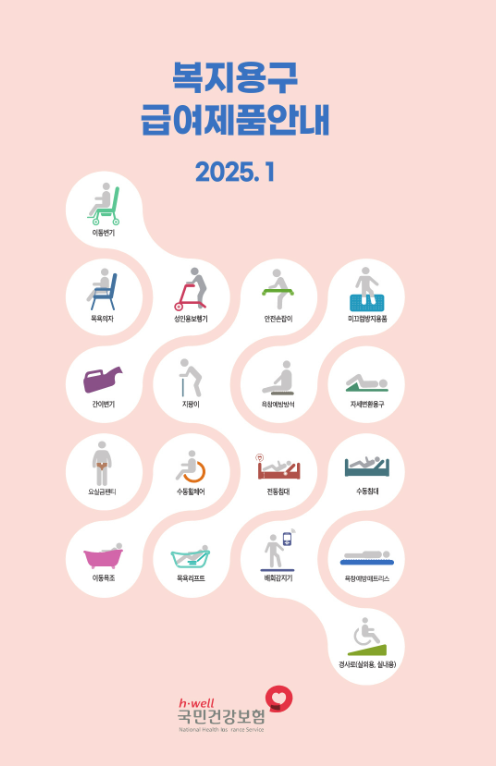 복지용구 급여대상품목 신청방법 총정리