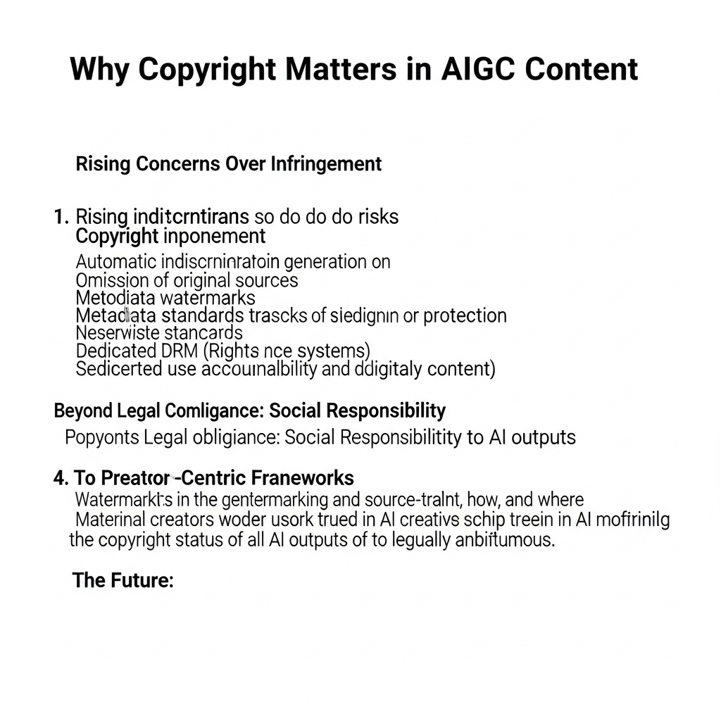 AIGC 콘텐츠에서 저작권이 중요한 이유는?