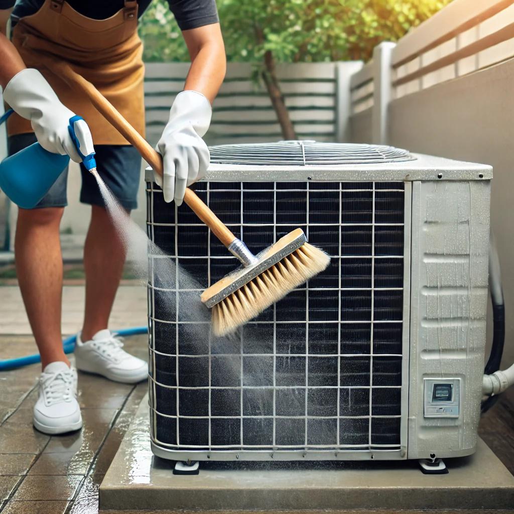 에어컨 실외기 청소방법