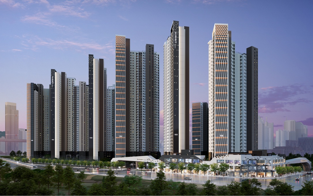 더 비치 푸르지오 써밋 전경