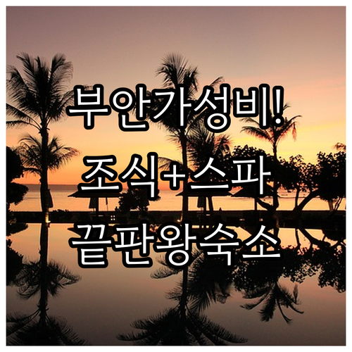 부안 가성비 숙소 추천 조식과 스파 ..