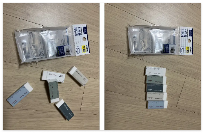 다이소-지우개-추천-개봉기-이미지