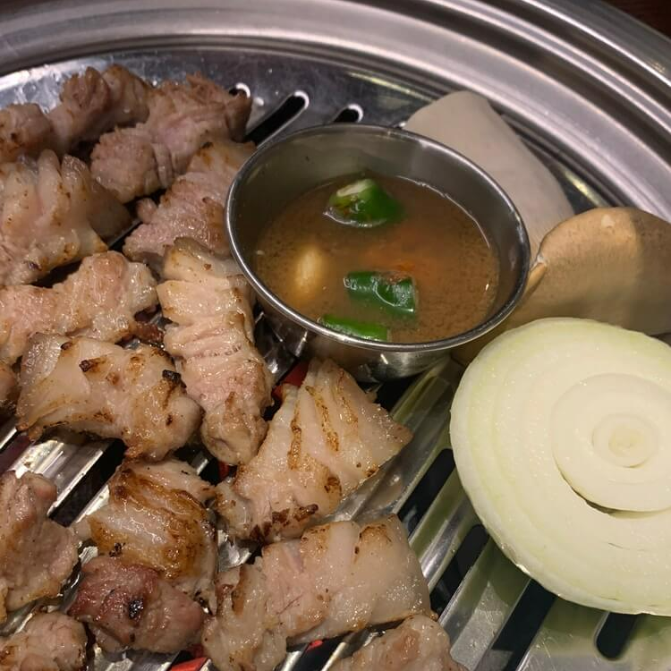 익은 제주 오겹살