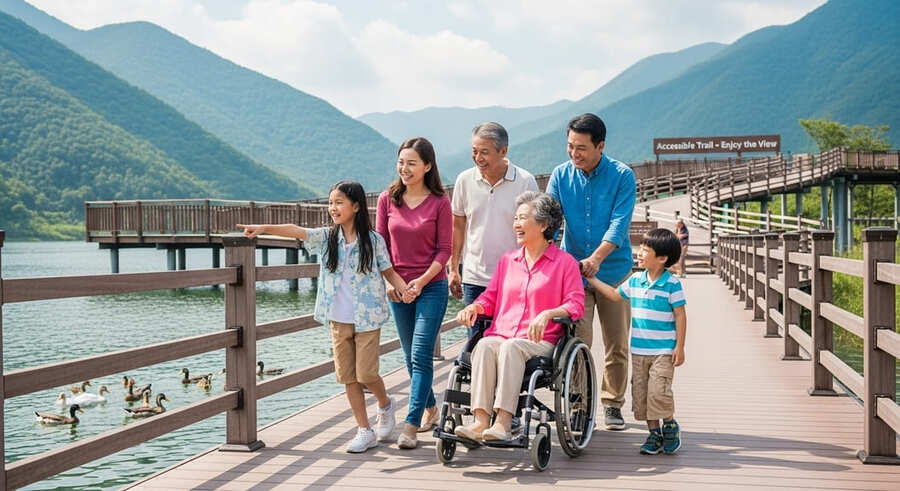 조부모와 함께하는 3세대 가족 여행, 모두가 편안한 무장애 국내 여행지 추천