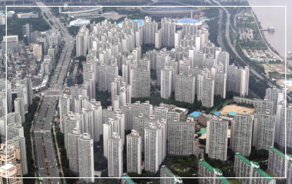 서울 잠실 일대 아파트 단지 전경