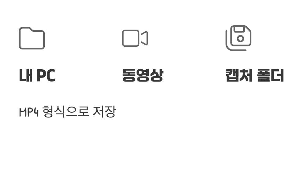 녹화된 영상은 어디에 저장될까요?
