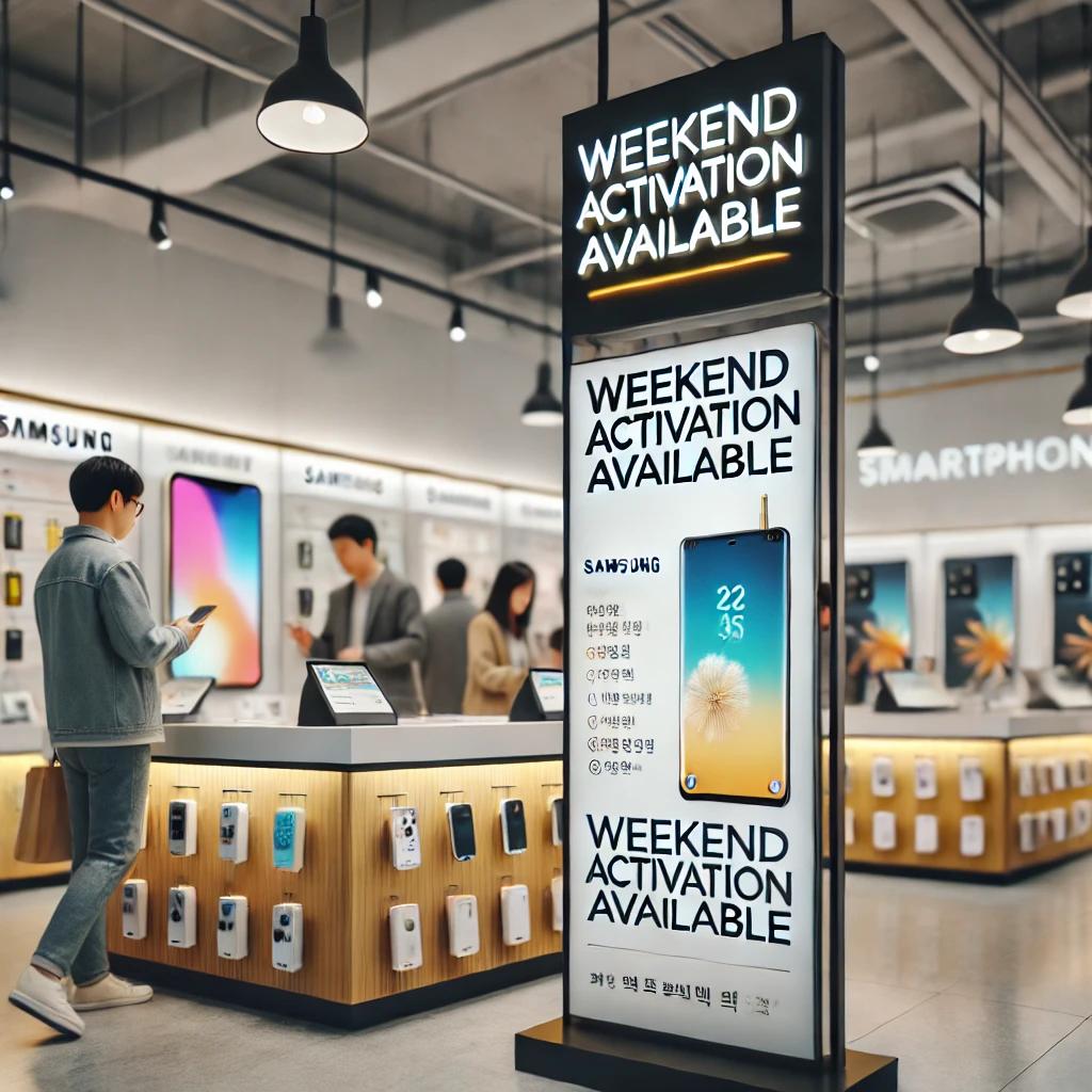 알뜰폰 주말개통