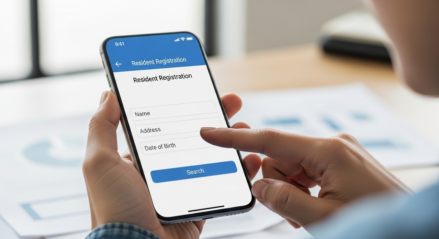 주민등록 사실조사 비대면