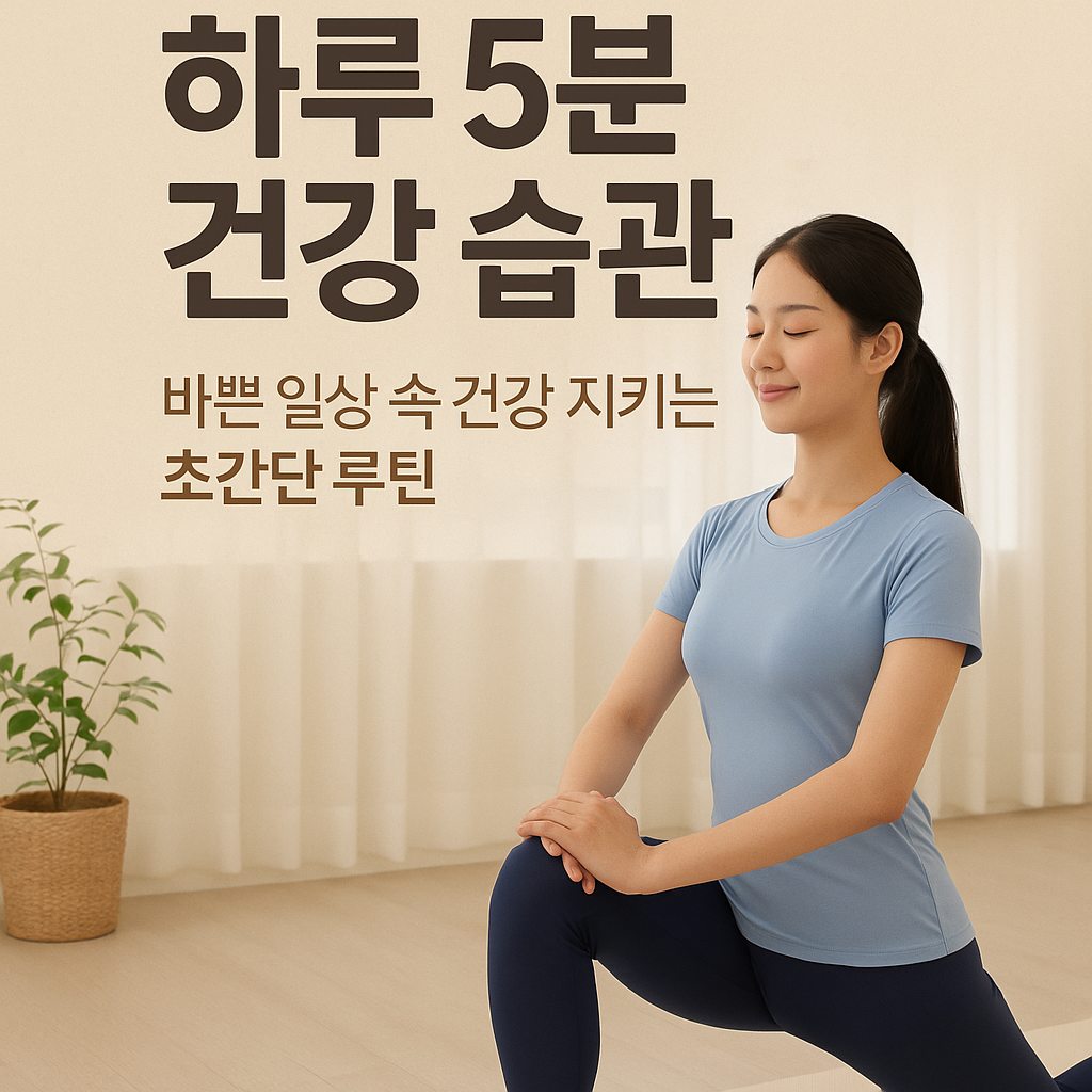 하루 5분 건강 습관