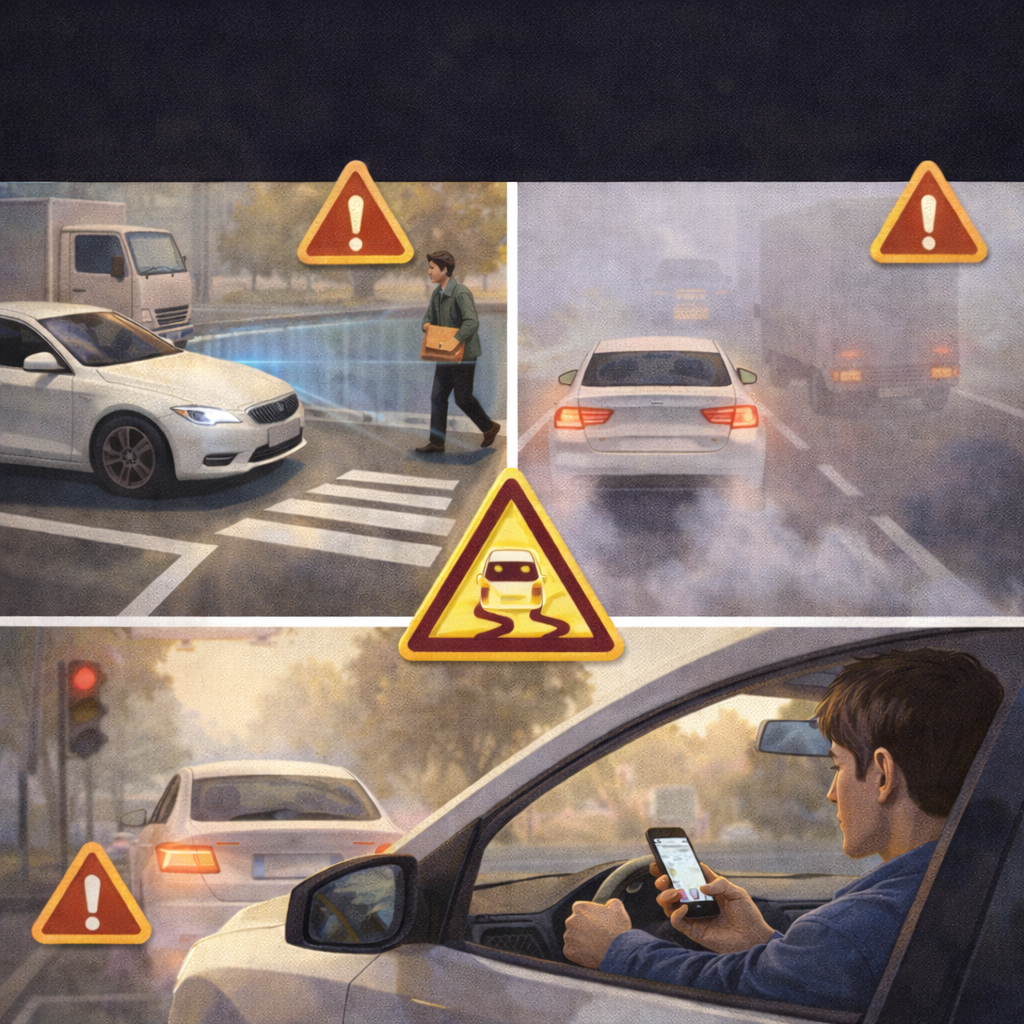 AEB(자동 긴급제동) 맹신하면 안 되는 이유: 한계와 주의점