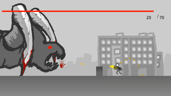 곱등이를-총으로-공격하는-화면