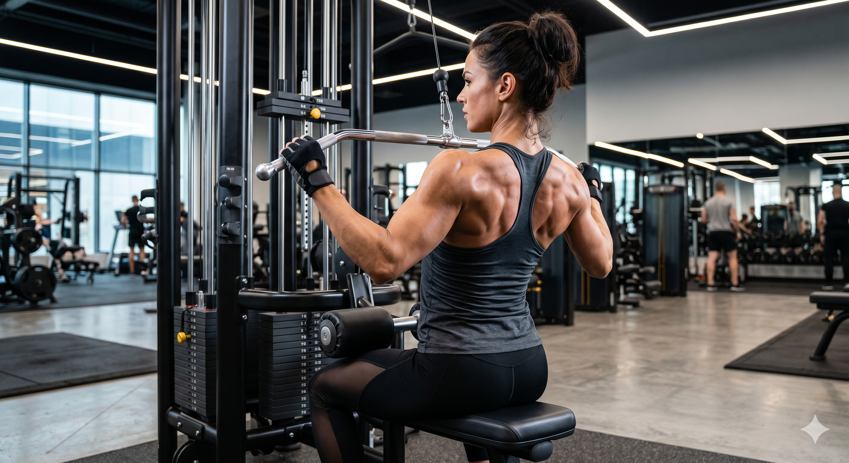 왜 머신이 “광배 운동”이 아니라 “승모 반복”이 되는가