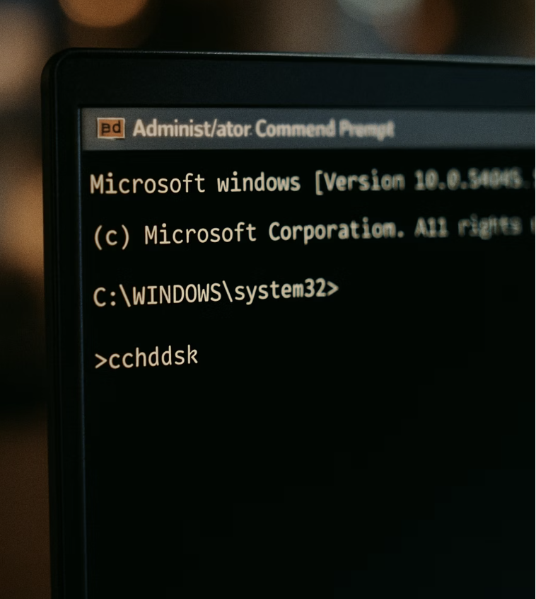 정밀 검사와 치료&amp;#44; CHKDSK 명령어