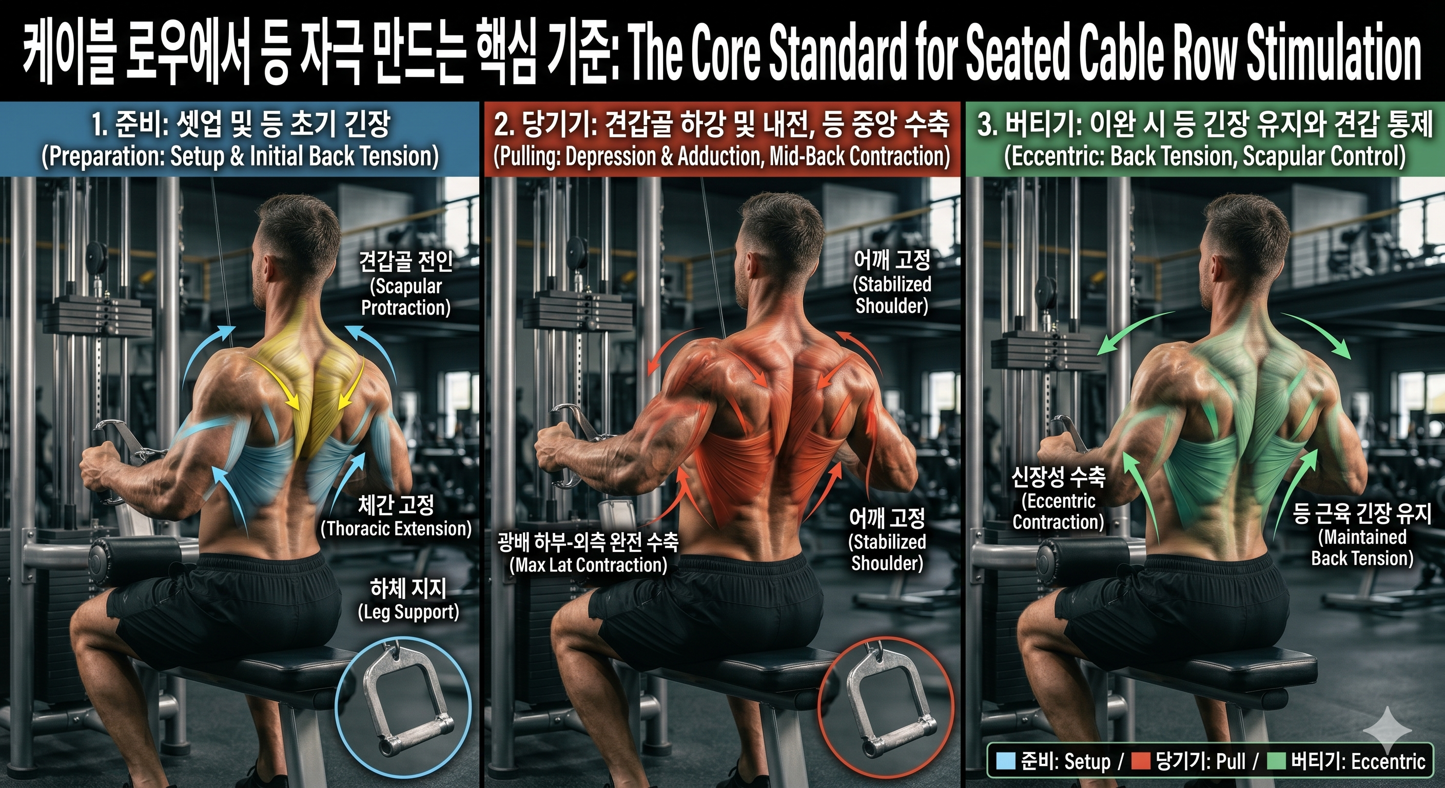 왜 케이블 로우는 쉽게 실패하는 구조인가