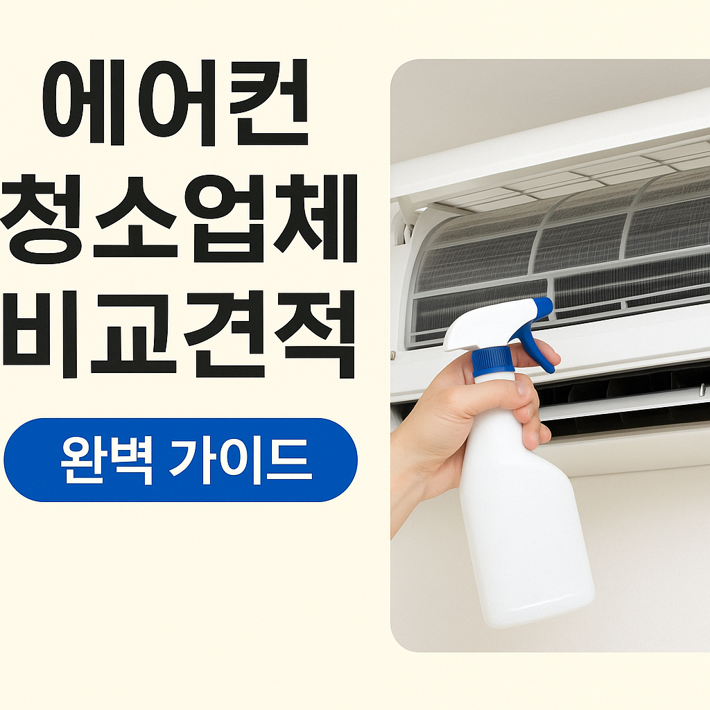 에어컨 청소업체 비교견적 총정리