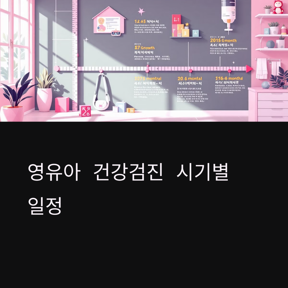 영유아 건강검진 시기별 항목 총정리 썸네일