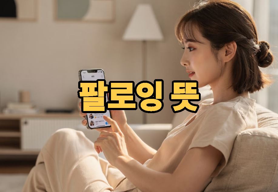 팔로잉 뜻