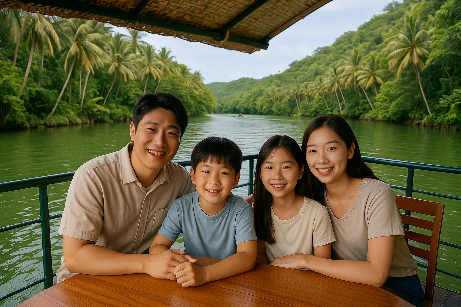 로복강 크루즈 투어