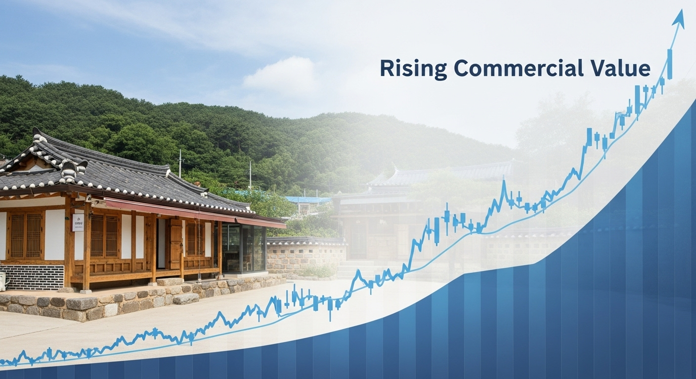 '관광 상권'의 잠재력과 '역사/자연 프리미엄'의 공존'