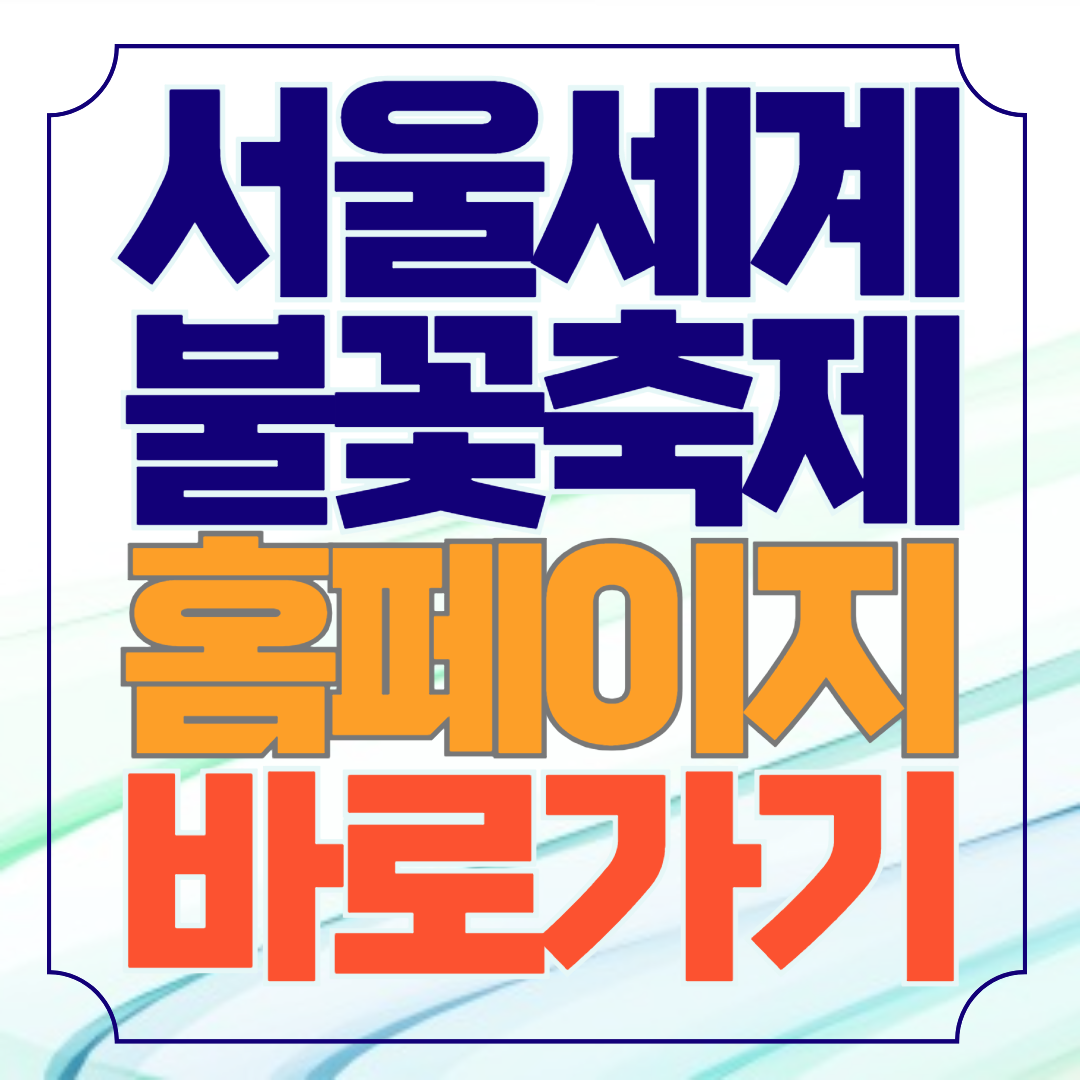 서울세계불꽃축제 홈페이지 바로가기