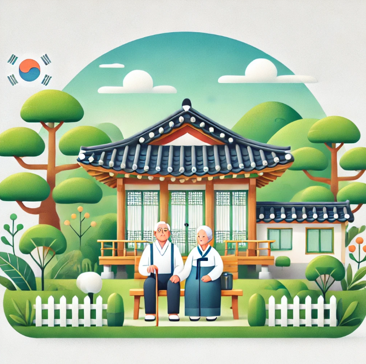 연금이 제공하는 안정적인 노후 생활을 상징