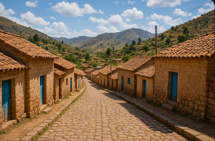 볼리비아 오지마을 전경