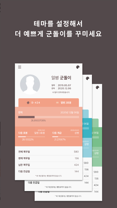 군돌이, 국민 전역일계산기, 군대, 군인, 곰신