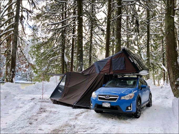 겨울철 SUV 차박 생존 가이드