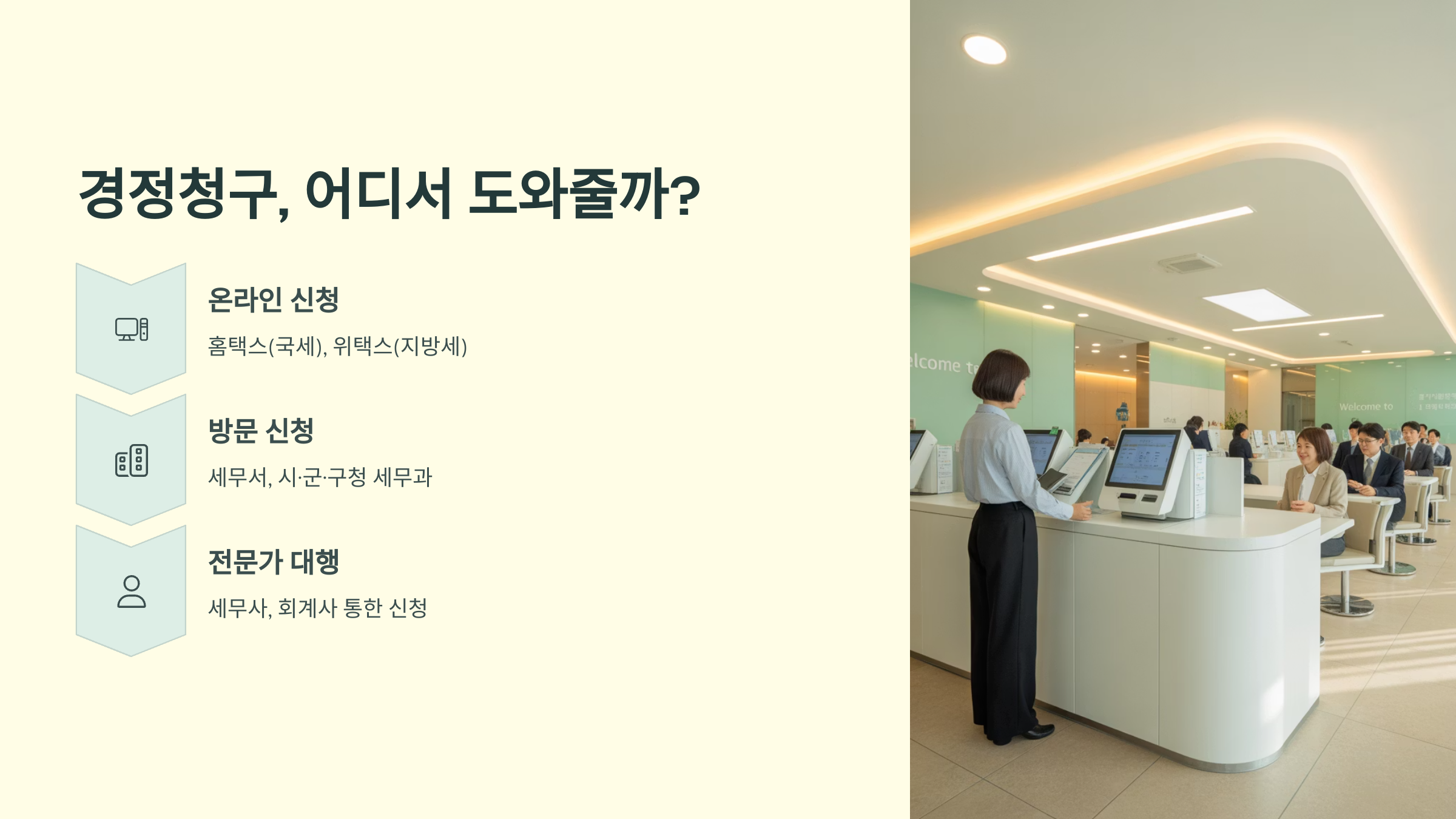 경정청구, 어디서 도와줄까?