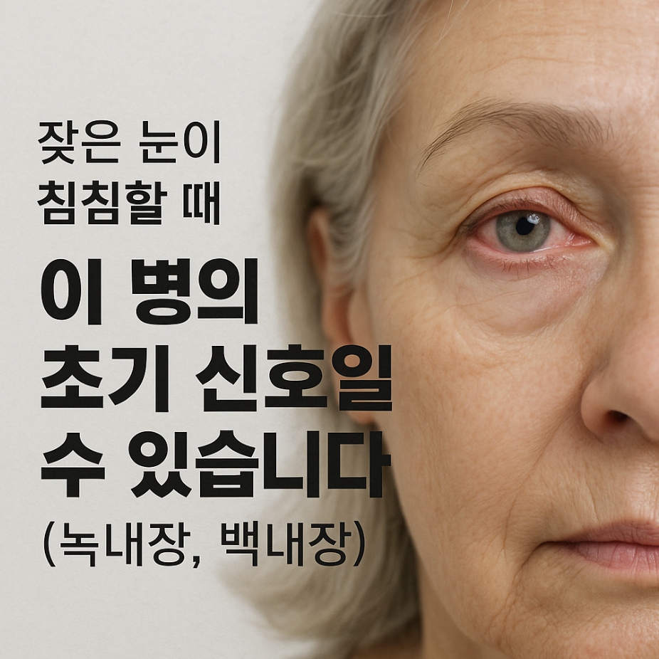 잦은 눈이침침할때, 이 병의 초기 신호일 수 있습니다 (녹내장, 백내장)