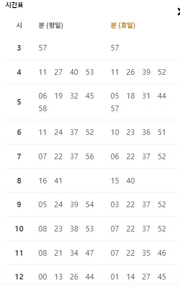 매봉삼성아파트SK리더스뷰 인천공항 리무진 버스 노선 시간표 요금 예약 방법 6009번