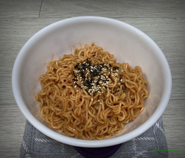 삼양 비빔밀면 비빔 라면 2022년 6~8월 조리 후