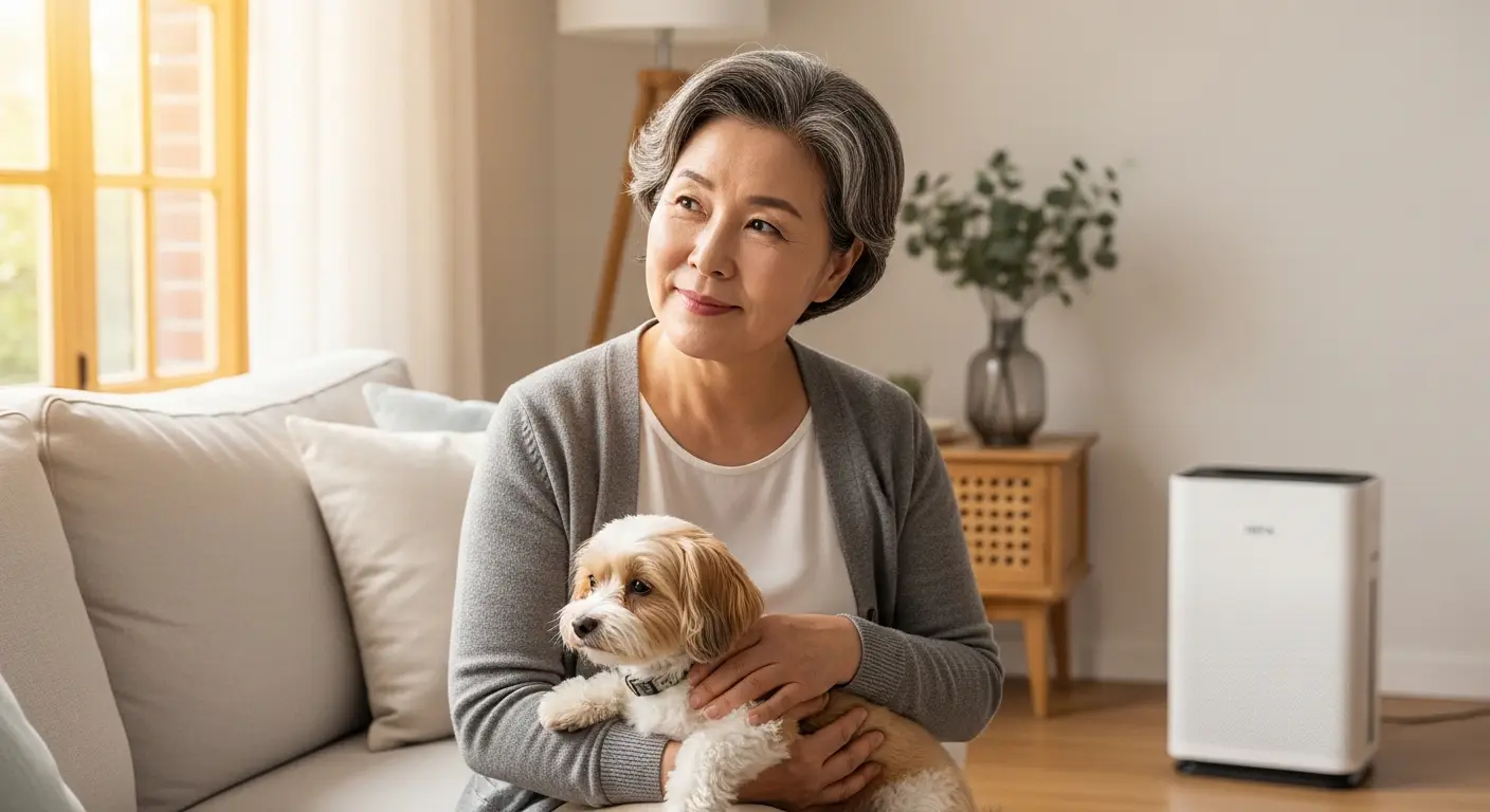 알레르기 비염 원인 반려동물 털 비듬