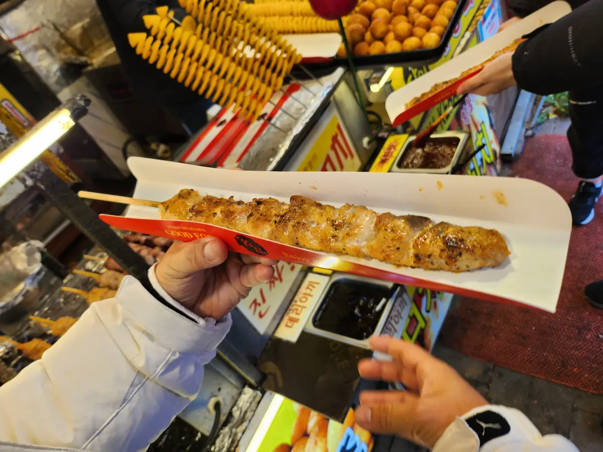 하동-화개장터-닭꼬치