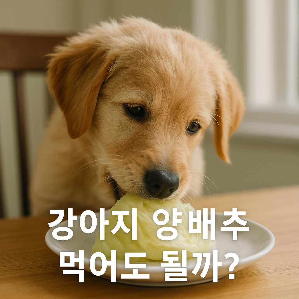 강아지 양배추 먹어도 될까?, 실사형 이미지