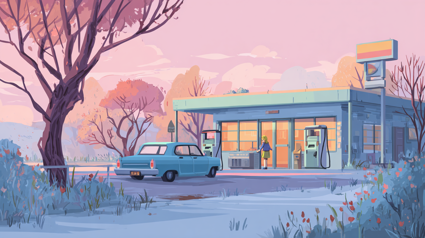 자동차 주유하는 법(초보 운전자)