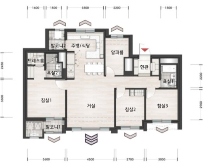 힐스테이트-e편한세상-문정-84A-평면도