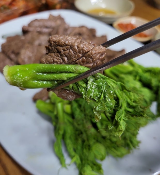 두릅 데침