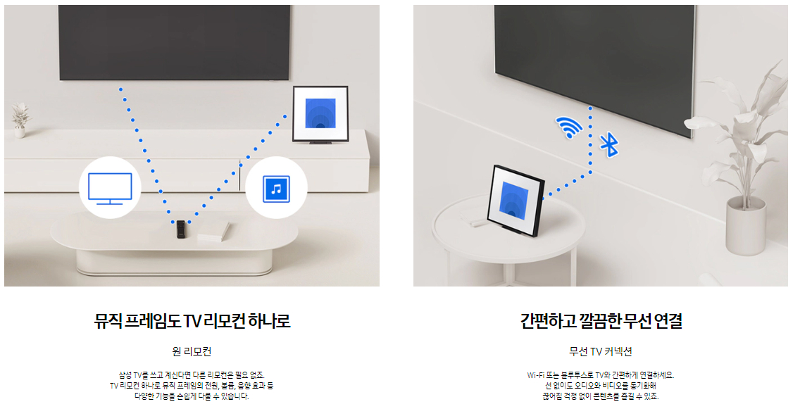 삼성전자 오디오 뮤직 프레임 LS60D 색상 블랙