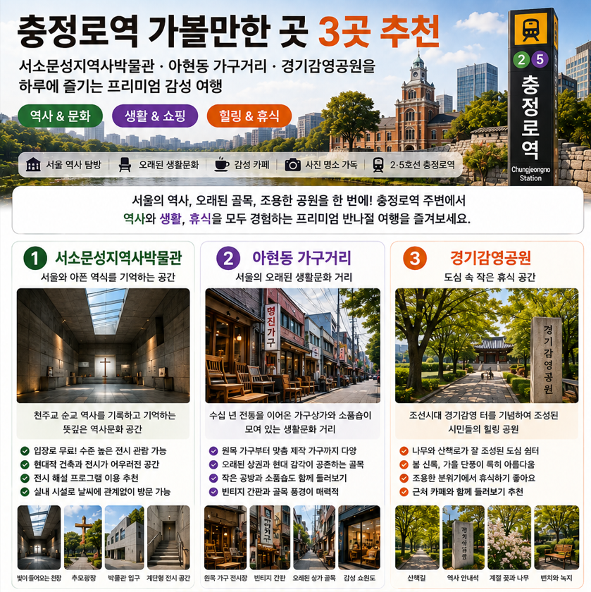 충정로역 가볼만한곳
