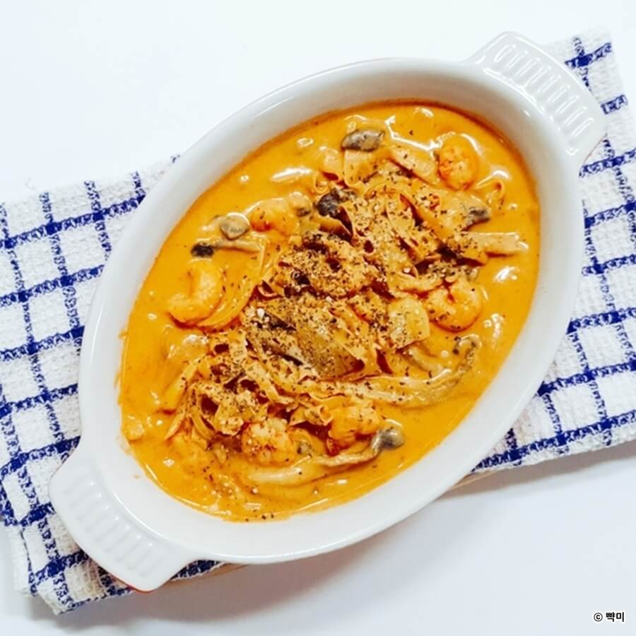 로제-파스타-만들기-다이어트-면-요리-레시피