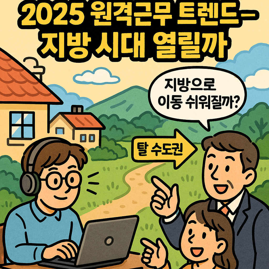 원격근무 트렌드 — 지방 시대 열릴까
