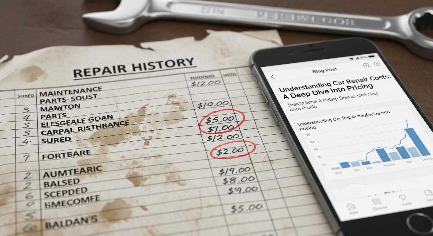 자동차 수리내역 조회 가격