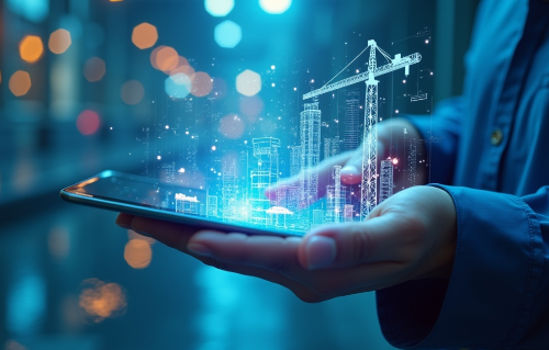 스마트 건설에 대한 이미지입니다.