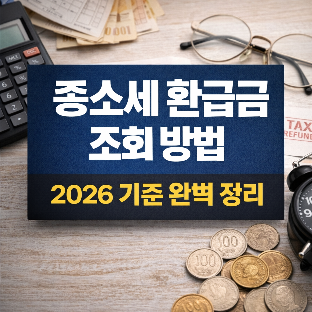 종합소득세 환급금 조회 방법 완벽 가이드 (2026 지급일·환급 조건까지)