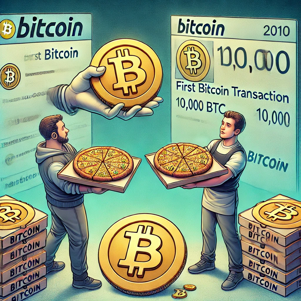 비트코인과 피자의 교환 블록체인의 역사