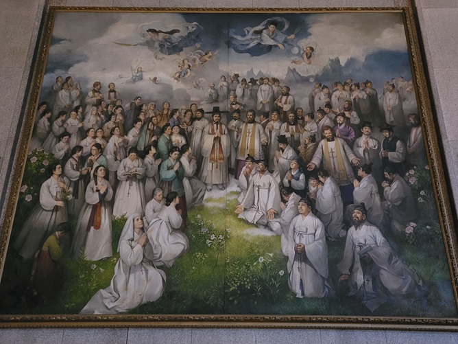 문학진 토마스 님의 103위 순교 성인화 "원본" 그림입니다.