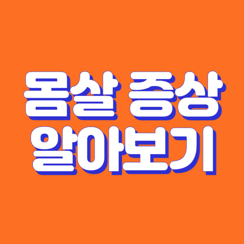 몸살 증상